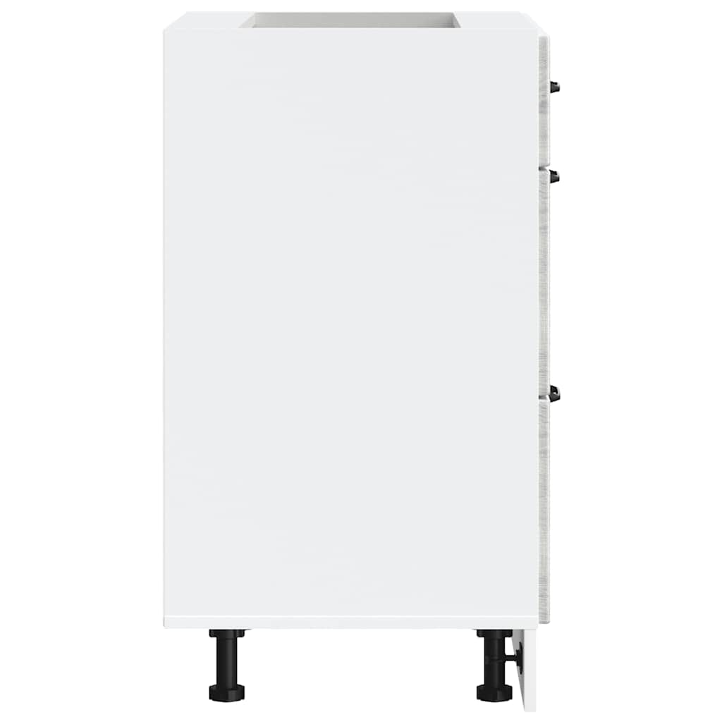 Küchenunterschrank Kalmar Grau Sonoma Holzwerkstoff