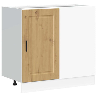 vidaXL Küchenunterschrank Porto Artisan-Eiche Holzwerkstoff