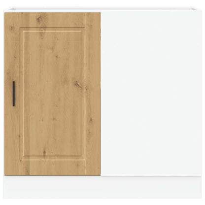 vidaXL Küchenunterschrank Porto Artisan-Eiche Holzwerkstoff