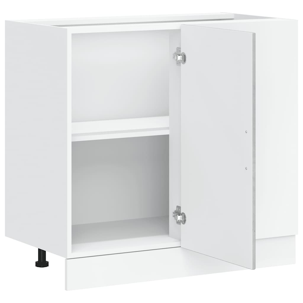 Küchenunterschrank Lucca Betongrau Holzwerkstoff