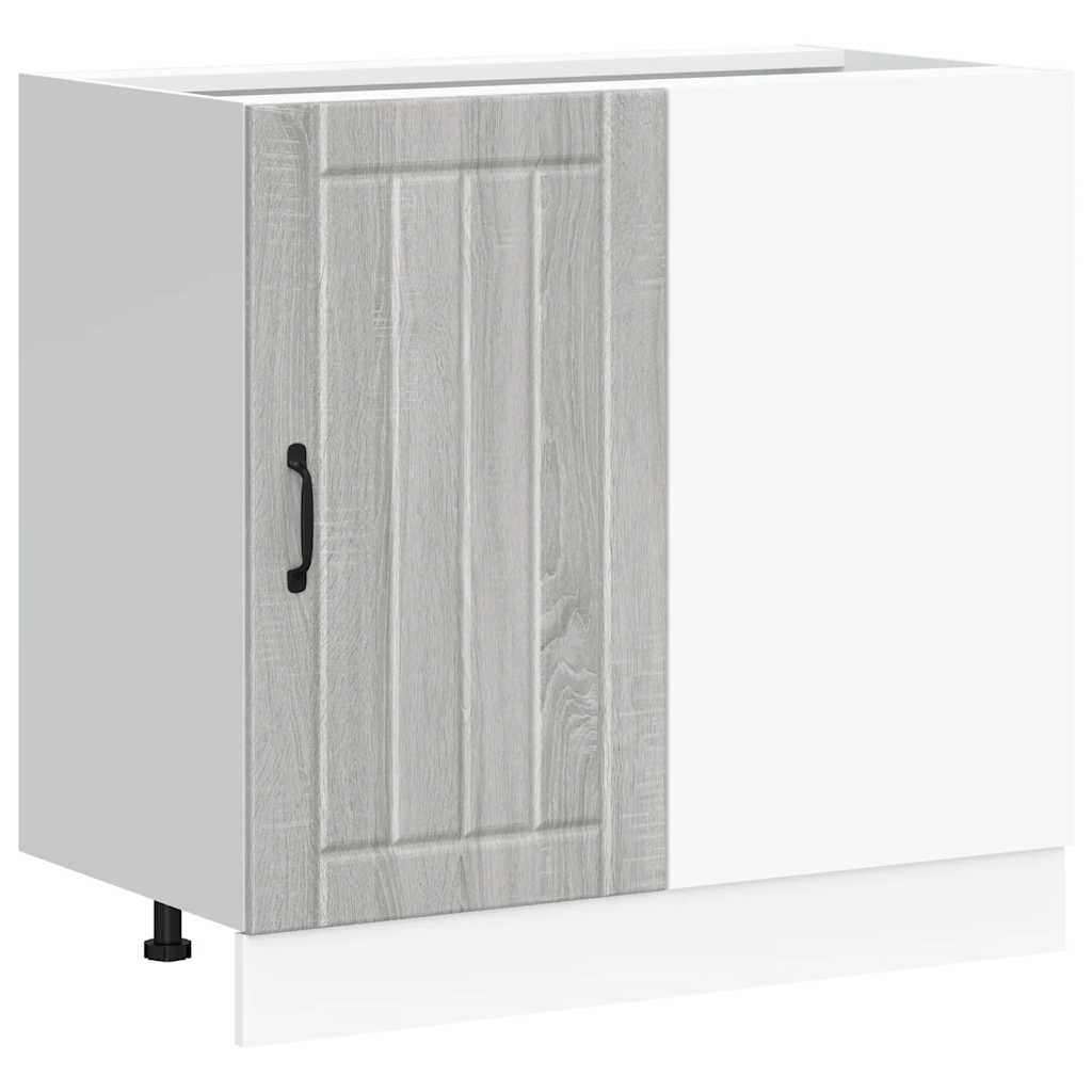 vidaXL Meuble bas de cuisine Lucca Gris Sonoma Bois d'ingénierie