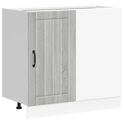 vidaXL Meuble bas de cuisine Lucca Gris Sonoma Bois d'ingénierie