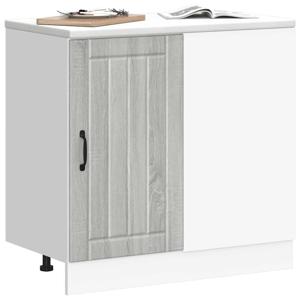 vidaXL Meuble bas de cuisine Lucca Gris Sonoma Bois d'ingénierie