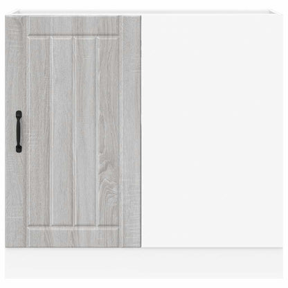 vidaXL Meuble bas de cuisine Lucca Gris Sonoma Bois d'ingénierie