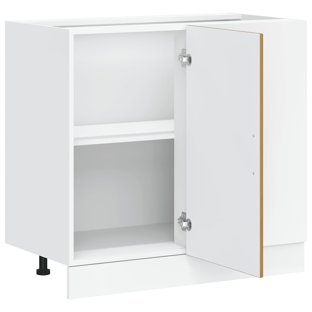 vidaXL Küchenunterschrank Lucca Artisan-Eiche Holzwerkstoff