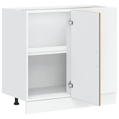 vidaXL Küchenunterschrank Lucca Artisan-Eiche Holzwerkstoff