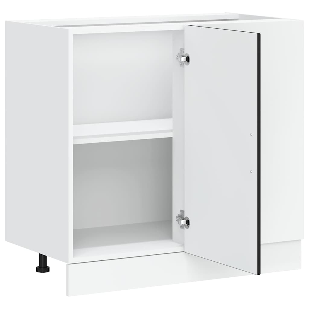 vidaXL Meuble bas de cuisine « Kalmar » Noir Bois d'ingénierie