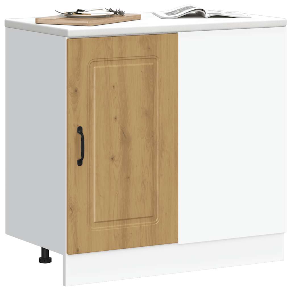 vidaXL Küchenunterschrank Kalmar Artisan-Eiche Holzwerkstoff