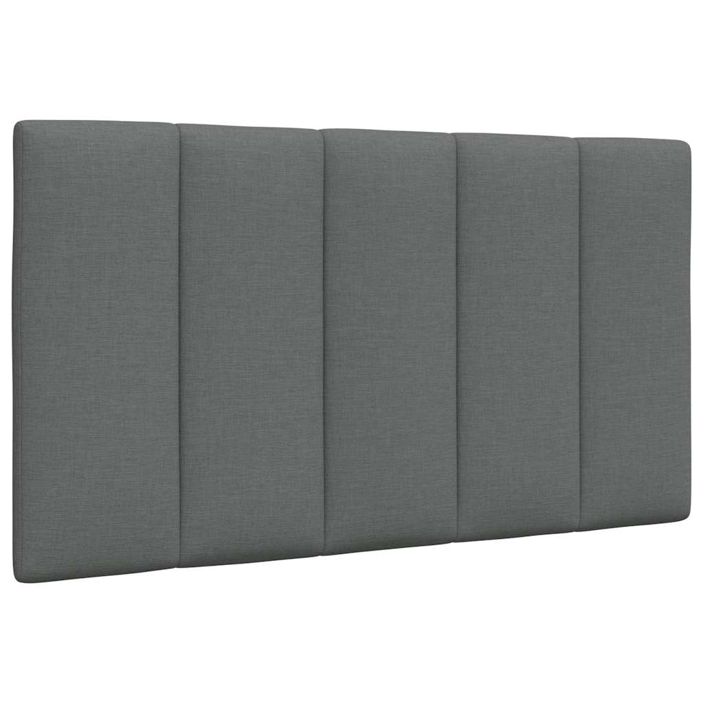 vidaXL Bettgestell ohne Matratze "Hanko" Dunkelgrau 90x200 cm Stoff