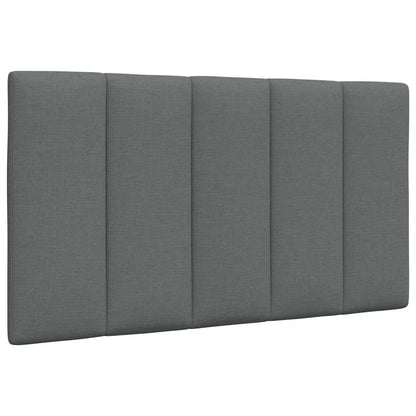 vidaXL Bettgestell ohne Matratze "Hanko" Dunkelgrau 90x200 cm Stoff