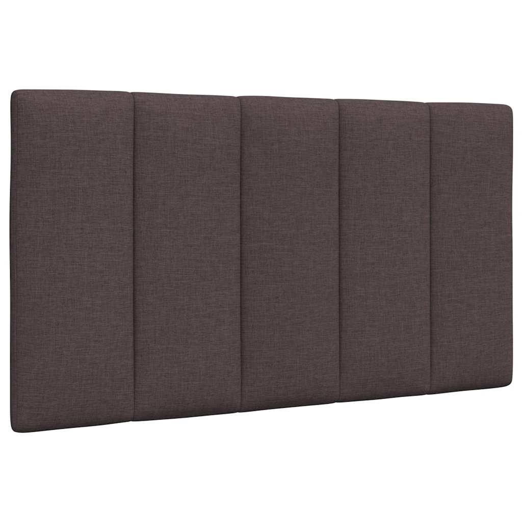 vidaXL Bettgestell ohne Matratze "Hanko" Dunkelbraun 90x200 cm Stoff