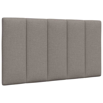 vidaXL Bettgestell ohne Matratze "Hanko" Taupe 90x200 cm Stoff