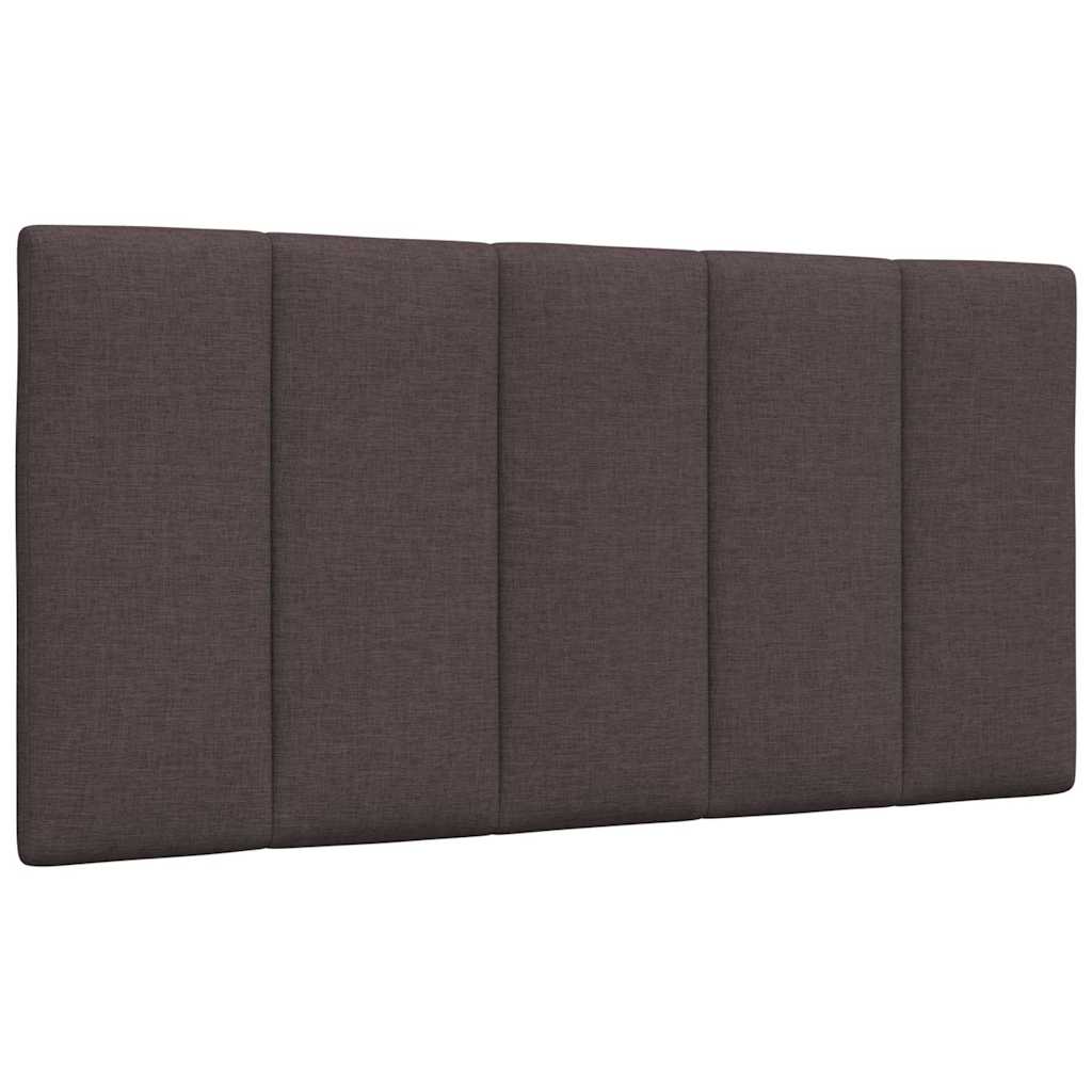 vidaXL Bettgestell ohne Matratze "Hanko" Dunkelbraun 100x200 cm Stoff