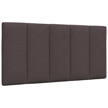 vidaXL Bettgestell ohne Matratze "Hanko" Dunkelbraun 100x200 cm Stoff