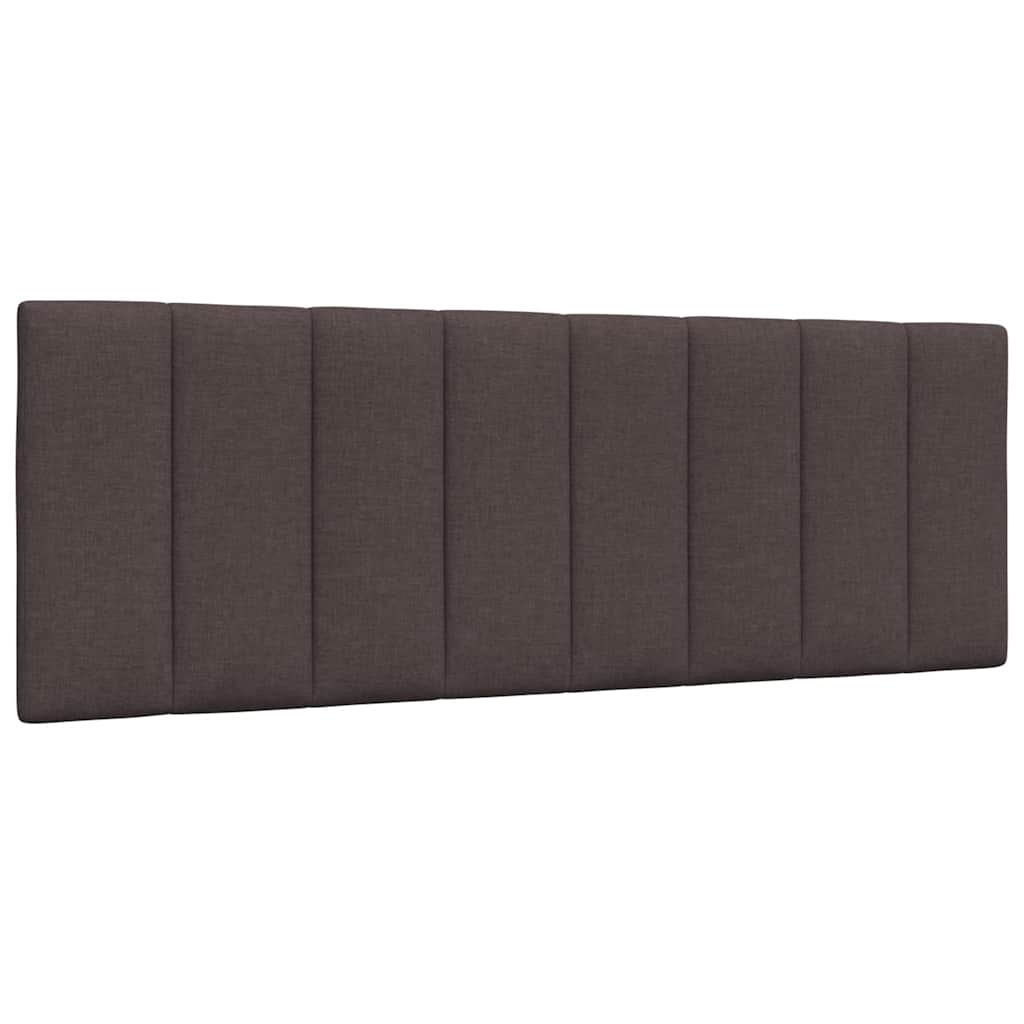 vidaXL Bettgestell ohne Matratze "Hanko" Dunkelbraun 120x200 cm Stoff