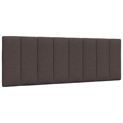 vidaXL Bettgestell ohne Matratze "Hanko" Dunkelbraun 120x200 cm Stoff