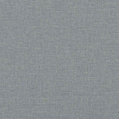 vidaXL Bettgestell ohne Matratze "Hanko" Hellgrau 140x190 cm Stoff