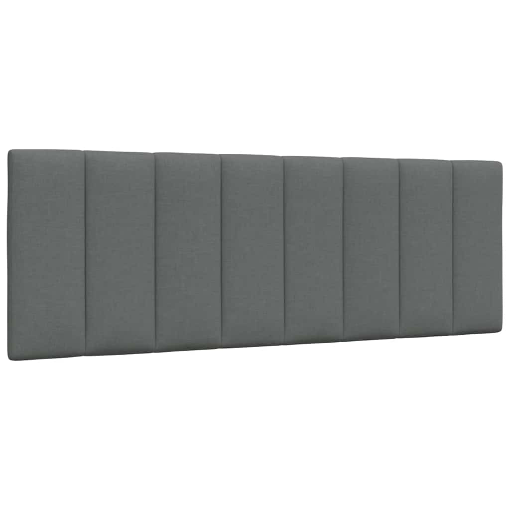 vidaXL Bettgestell ohne Matratze "Hanko" Dunkelgrau 140x200 cm Stoff