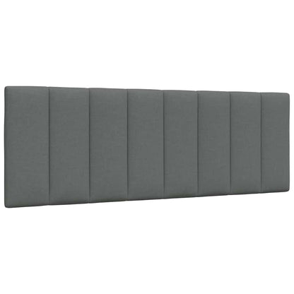 vidaXL Bettgestell ohne Matratze "Hanko" Dunkelgrau 140x200 cm Stoff