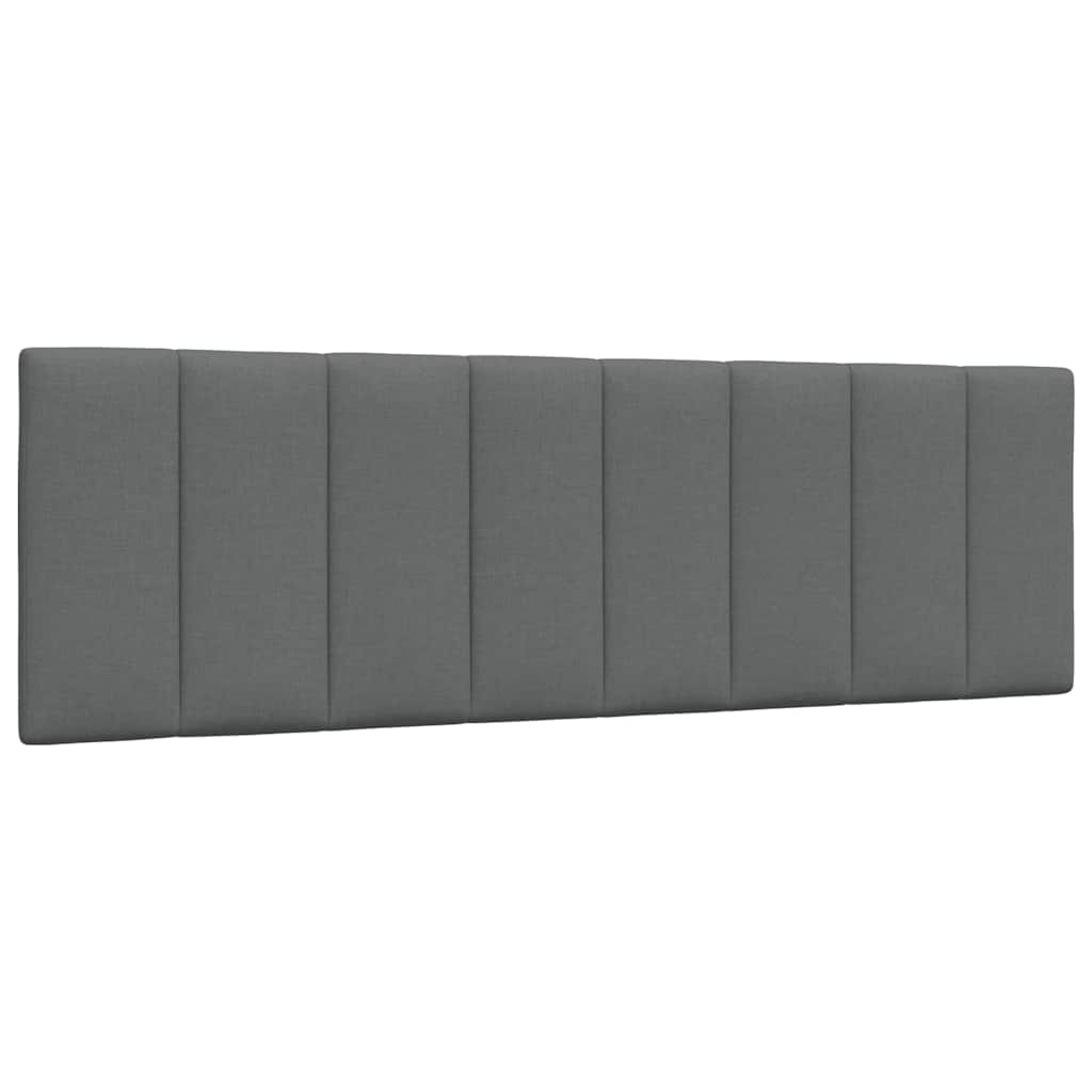 vidaXL Bettgestell ohne Matratze "Hanko" Dunkelgrau 160x200 cm Stoff