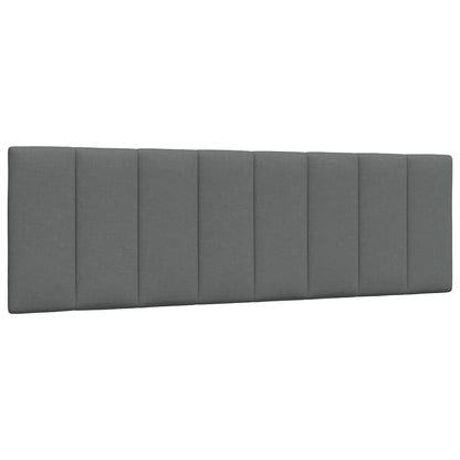 vidaXL Bettgestell ohne Matratze "Hanko" Dunkelgrau 160x200 cm Stoff