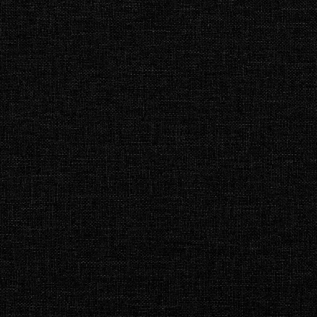 vidaXL Bettgestell ohne Matratze "Hanko" Schwarz 160x200 cm Stoff