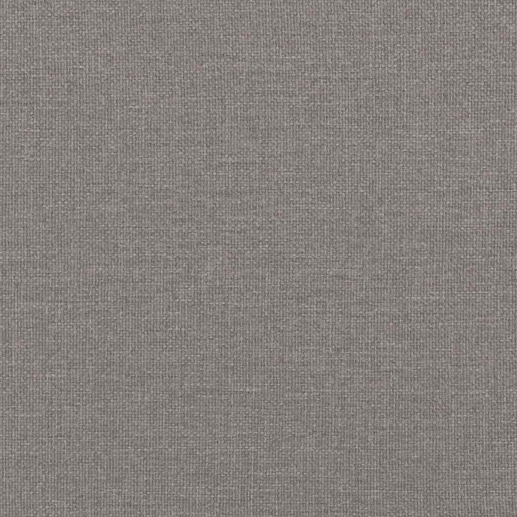 vidaXL Bettgestell ohne Matratze "Hanko" Taupe 160x200 cm Stoff