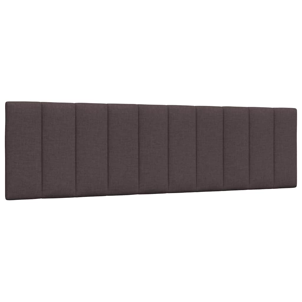 vidaXL Bettgestell ohne Matratze "Hanko" Dunkelbraun 180x200 cm Stoff