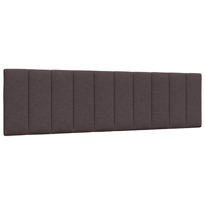 vidaXL Bettgestell ohne Matratze "Hanko" Dunkelbraun 180x200 cm Stoff
