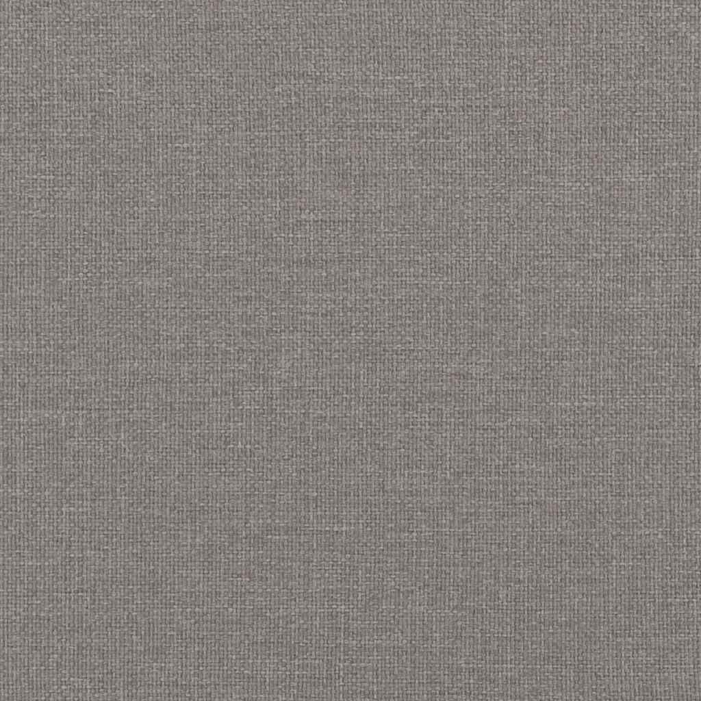 vidaXL Bettgestell ohne Matratze "Hanko" Taupe 180x200 cm Stoff