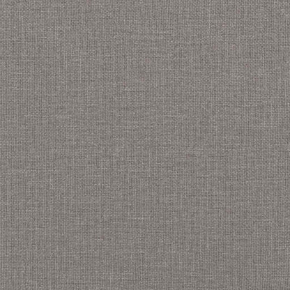 vidaXL Bettgestell ohne Matratze "Hanko" Taupe 180x200 cm Stoff