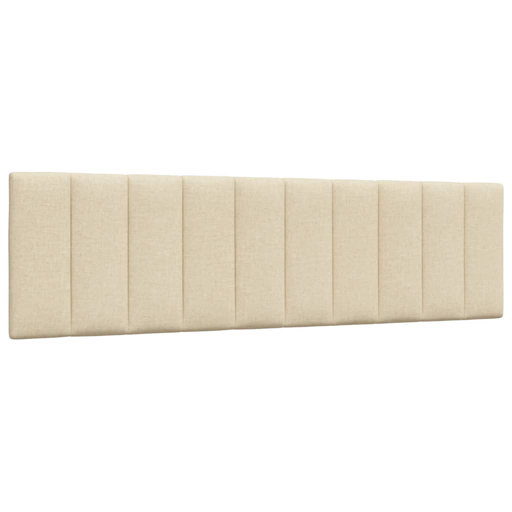 vidaXL Bettgestell ohne Matratze "Hanko" Creme 180x200 cm Stoff
