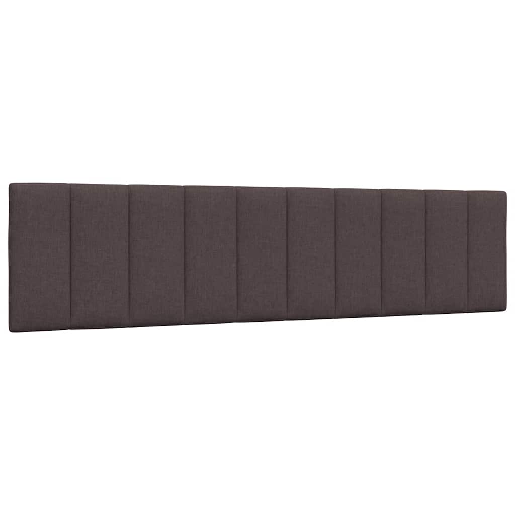 vidaXL Bettgestell ohne Matratze "Hanko" Dunkelbraun 200x200 cm Stoff