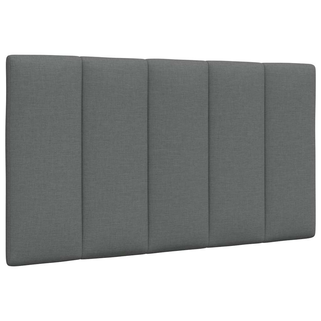 vidaXL Bettgestell ohne Matratze "Hanko" Dunkelgrau 90x190 cm Stoff