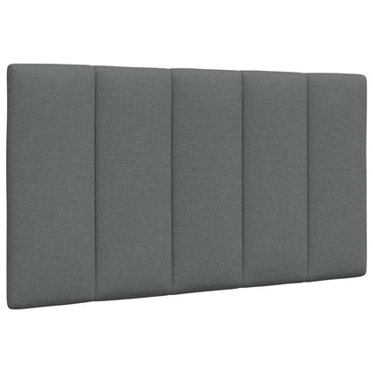 vidaXL Bettgestell ohne Matratze "Hanko" Dunkelgrau 90x190 cm Stoff