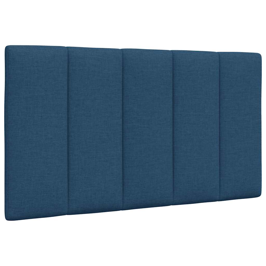 vidaXL Bettgestell ohne Matratze "Hanko" Blau 90x190 cm Stoff