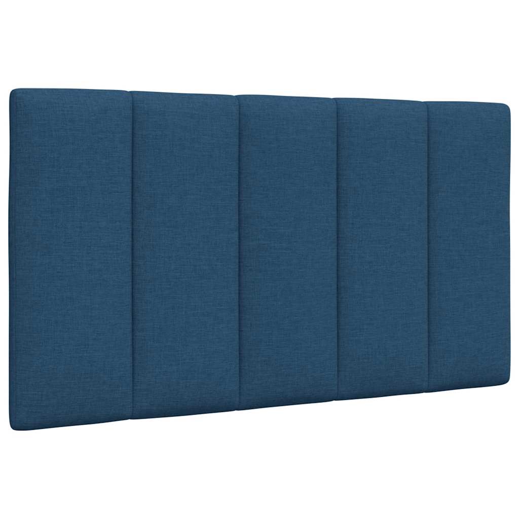 vidaXL Bettgestell ohne Matratze "Hanko" Blau 90x200 cm Stoff