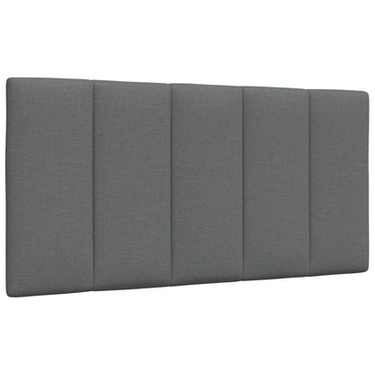 vidaXL Bettgestell ohne Matratze "Hanko" Dunkelgrau 100x200 cm Stoff