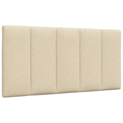 vidaXL Bettgestell ohne Matratze "Hanko" Creme 100x200 cm Stoff