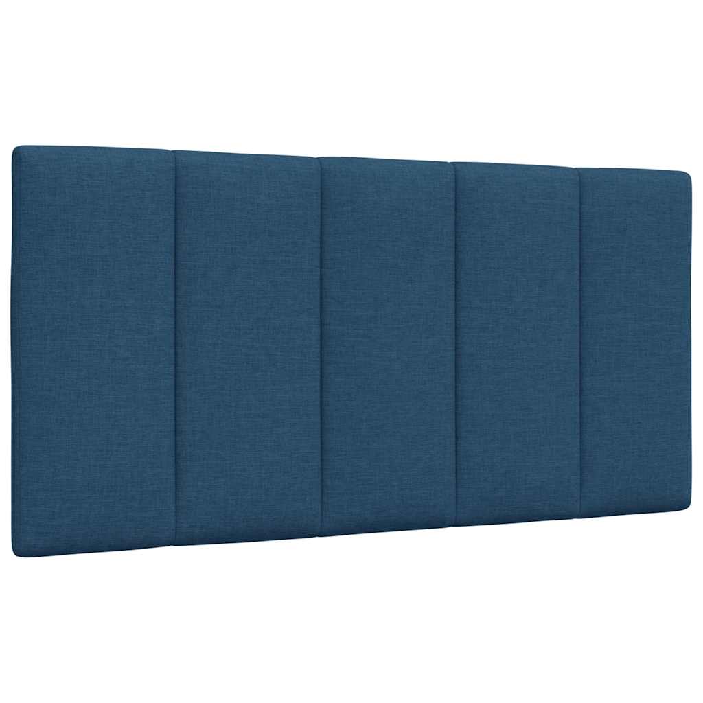 vidaXL Bettgestell ohne Matratze "Hanko" Blau 100x200 cm Stoff
