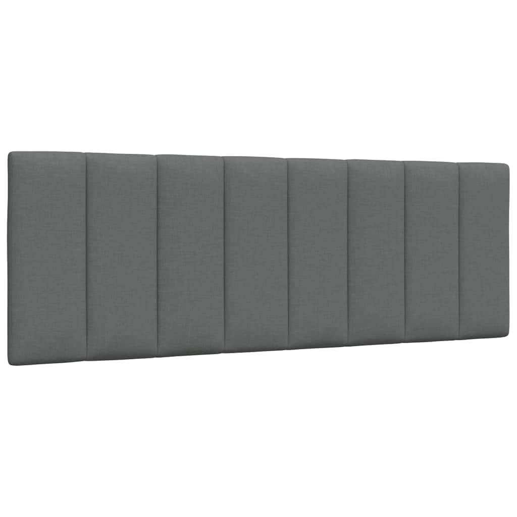 vidaXL Bettgestell ohne Matratze "Hanko" Dunkelgrau 120x200 cm Stoff
