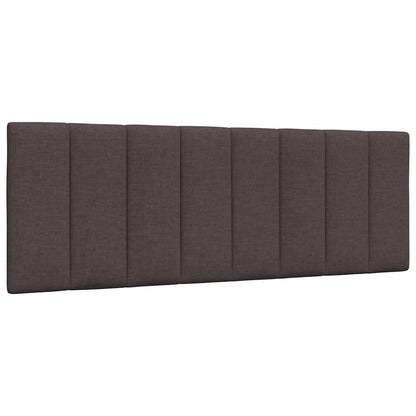 vidaXL Bettgestell ohne Matratze "Hanko" Dunkelbraun 120x200 cm Stoff