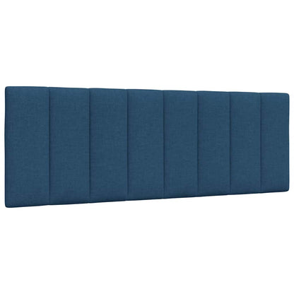 vidaXL Bettgestell ohne Matratze "Hanko" Blau 120x200 cm Stoff