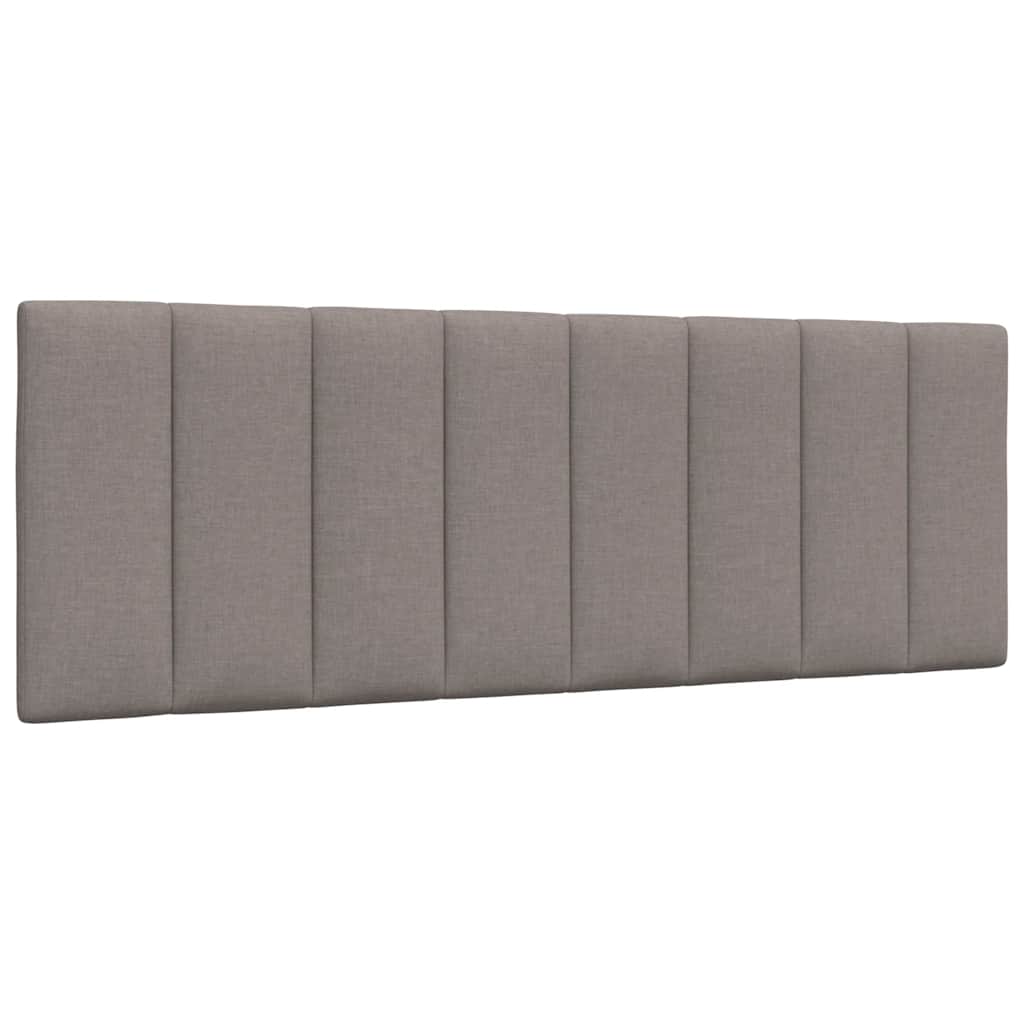 vidaXL Bettgestell ohne Matratze "Hanko" Taupe 140x190 cm Stoff