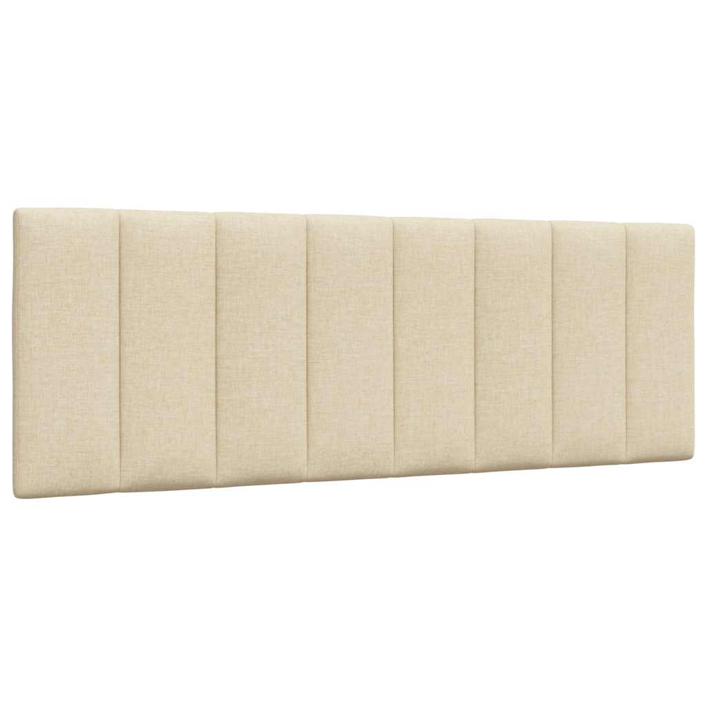 vidaXL Bettgestell ohne Matratze "Hanko" Creme 140x190 cm Stoff