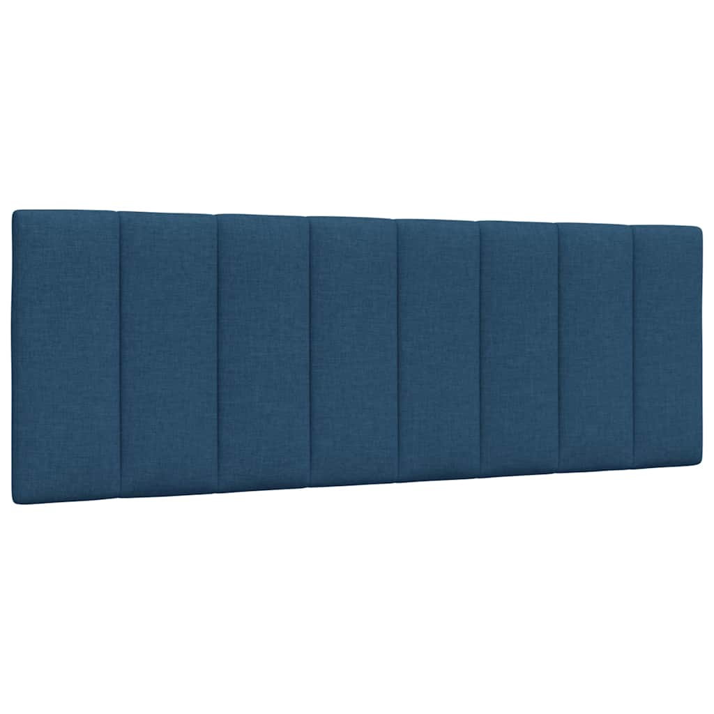 vidaXL Bettgestell ohne Matratze "Hanko" Blau 140x190 cm Stoff