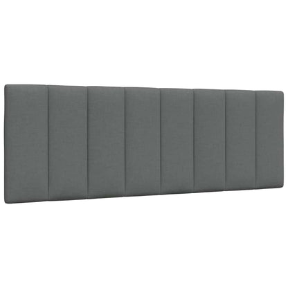 vidaXL Bettgestell ohne Matratze "Hanko" Dunkelgrau 140x200 cm Stoff