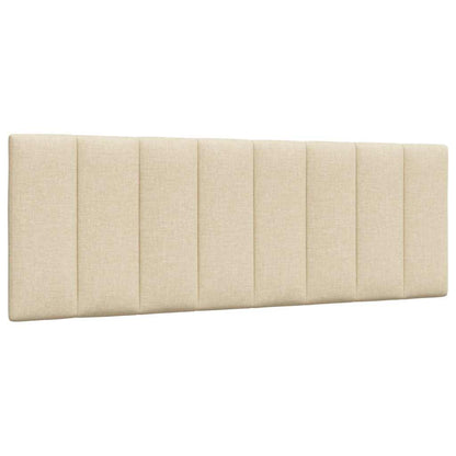 vidaXL Bettgestell ohne Matratze "Hanko" Creme 140x200 cm Stoff