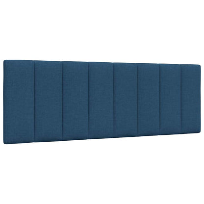 vidaXL Bettgestell ohne Matratze "Hanko" Blau 140x200 cm Stoff