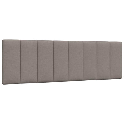 vidaXL Bettgestell ohne Matratze "Hanko" Taupe 160x200 cm Stoff